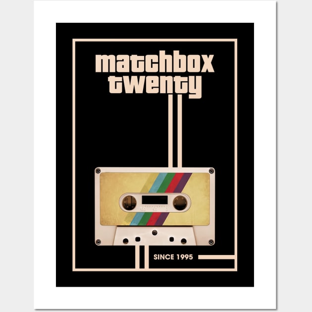 Matchbox Twenty Music Retro Cassette Tape Wall Art by Computer Science